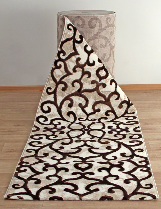 Ковер D5189 - 080 BROWN - Дорожка