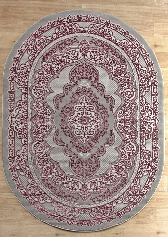 Ковер N7668 - 050 PURPLE - Овал