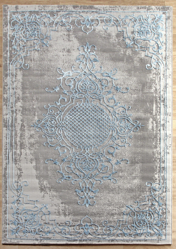 Ковер Q5521 - 030 BLUE - Прямоугольник