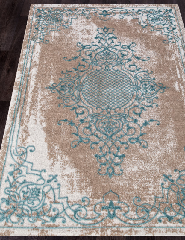 Ковер Q5521 - 031 BLUE - Прямоугольник