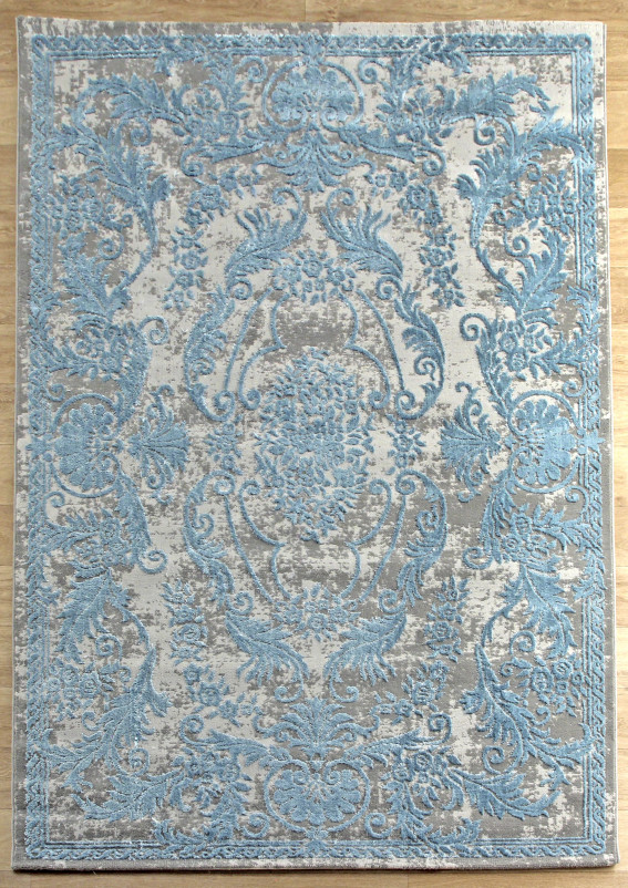 Ковер Q8738 - 030 BLUE - Прямоугольник