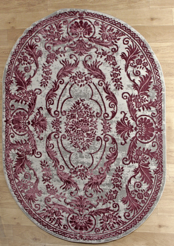 Ковер Q8738 - 050 PURPLE - Овал