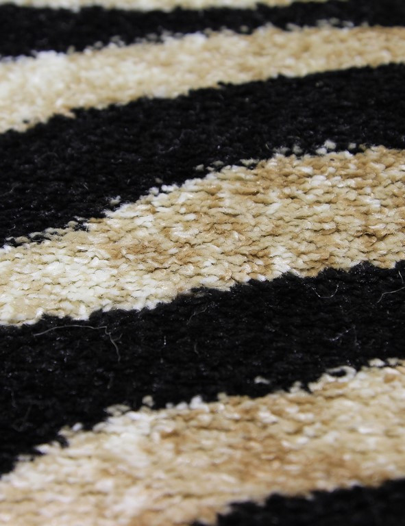 Ковер D053 - BLACK-CREAM - Круг