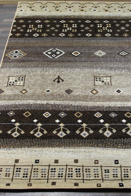 Ковер D442 - GRAY-BEIGE - Прямоугольник