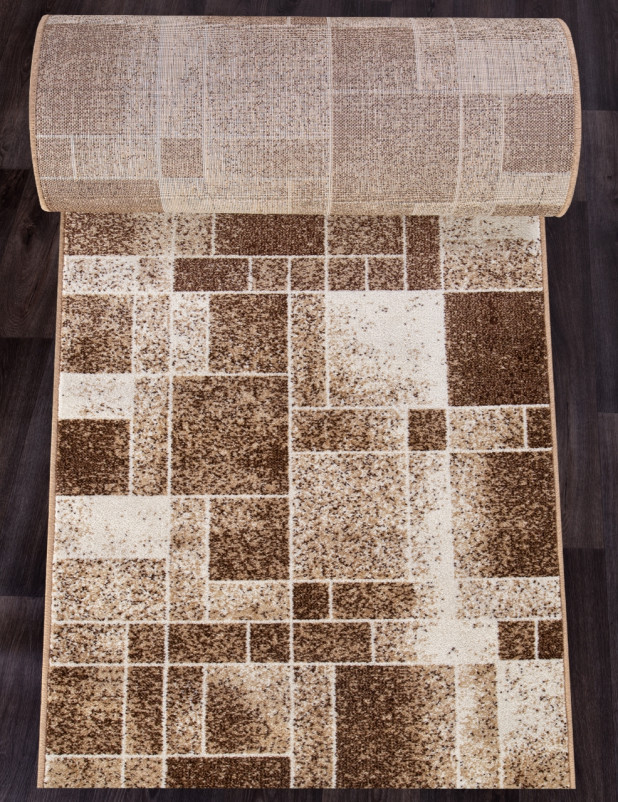 Ковер D447 - BEIGE - Дорожка