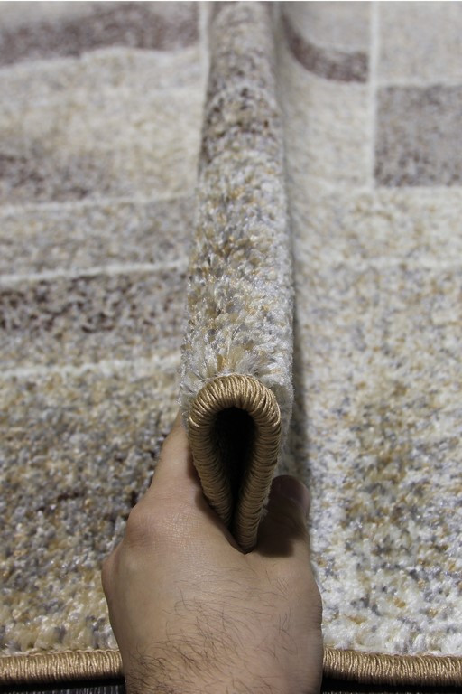 Ковер D447 - GRAY-BEIGE - Овал