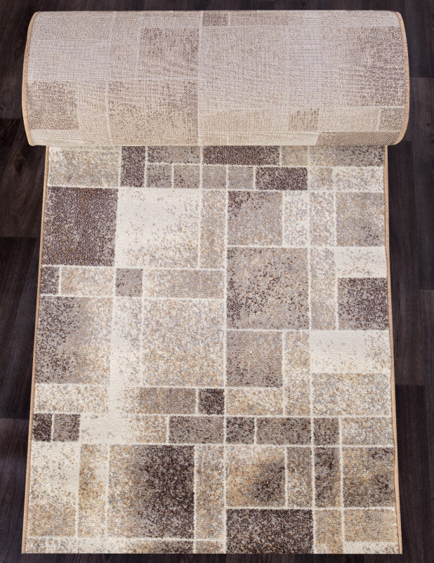 Ковер D447 - GRAY-BEIGE - Дорожка