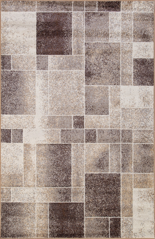 Ковер D447 - GRAY-BEIGE - Прямоугольник