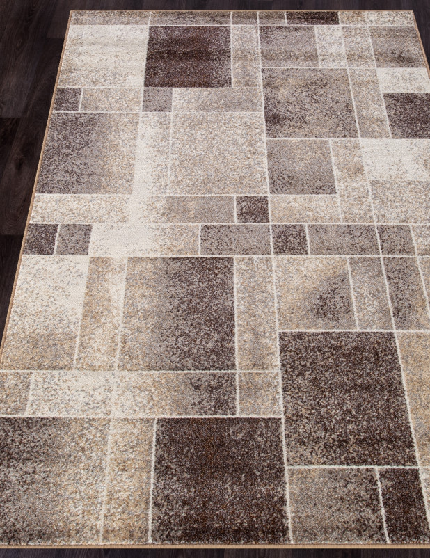 Ковер D447 - GRAY-BEIGE - Прямоугольник