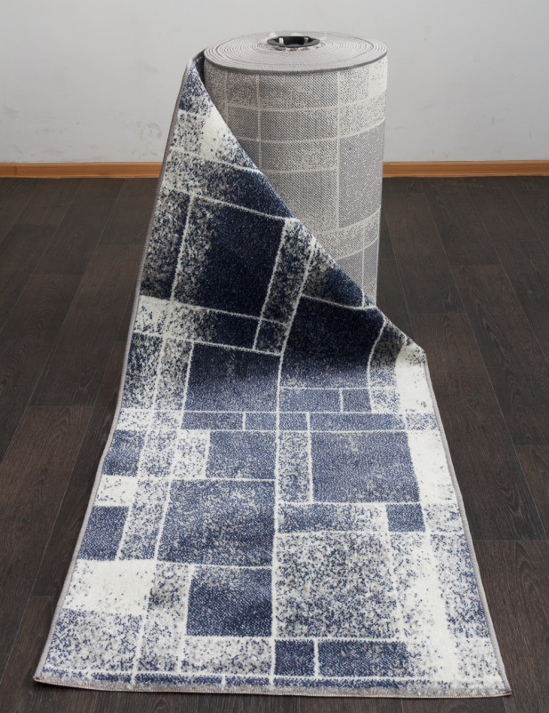 Ковер D447 - GRAY-BLUE - Дорожка