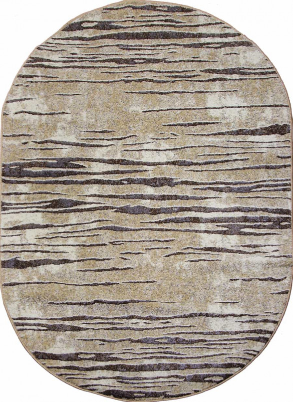 Ковер D451 - GRAY-BEIGE - Овал