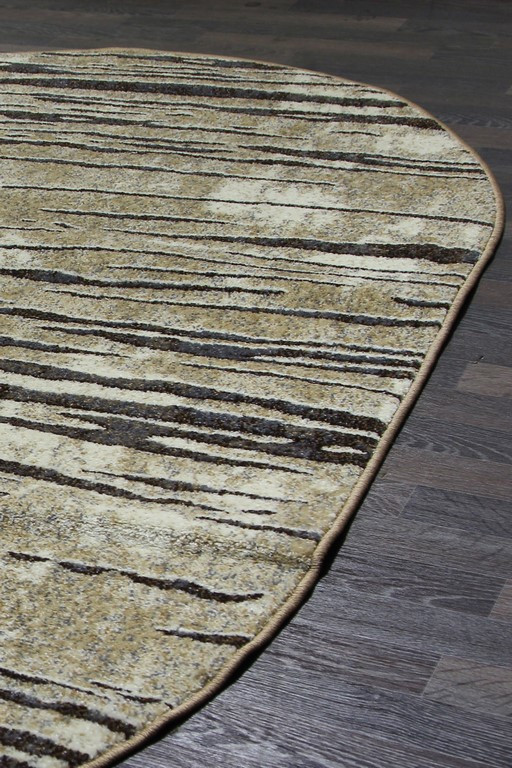Ковер D451 - GRAY-BEIGE - Овал