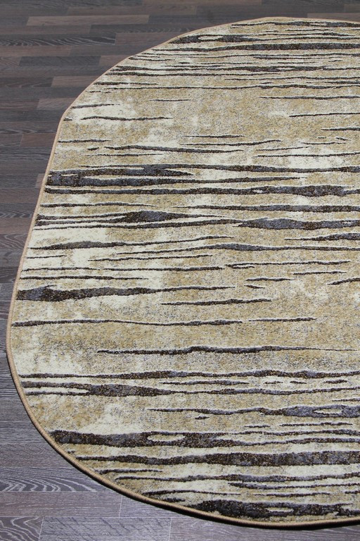 Ковер D451 - GRAY-BEIGE - Овал