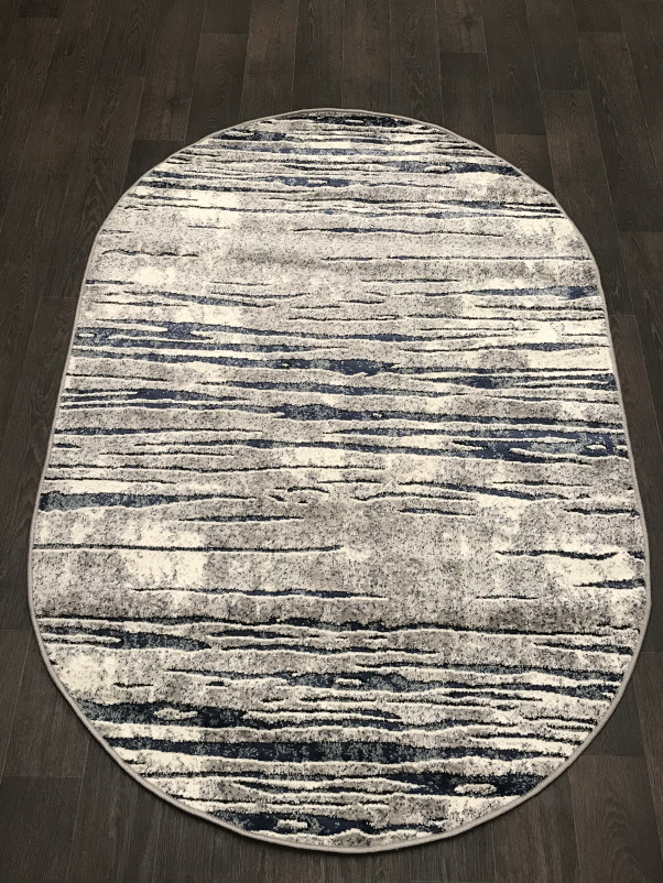 Ковер D451 - GRAY-BLUE - Овал