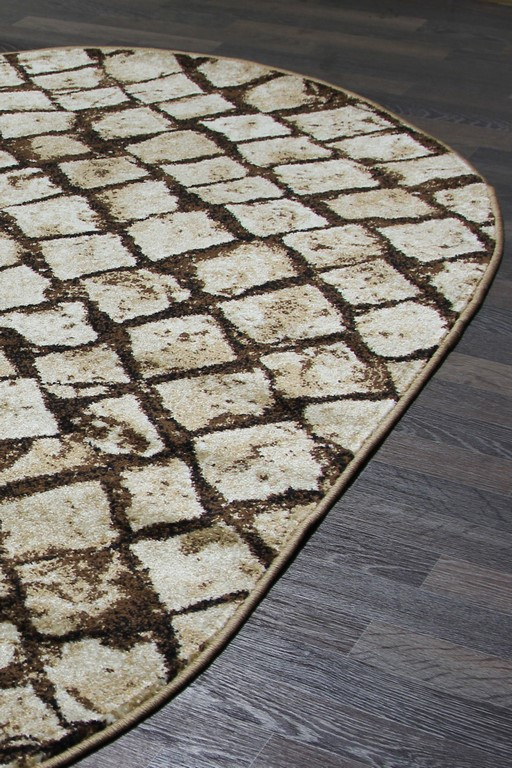 Ковер D455 - BEIGE - Овал