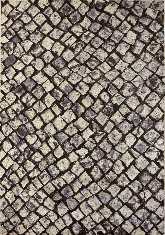 Ковер D455 - GRAY-BEIGE - Прямоугольник