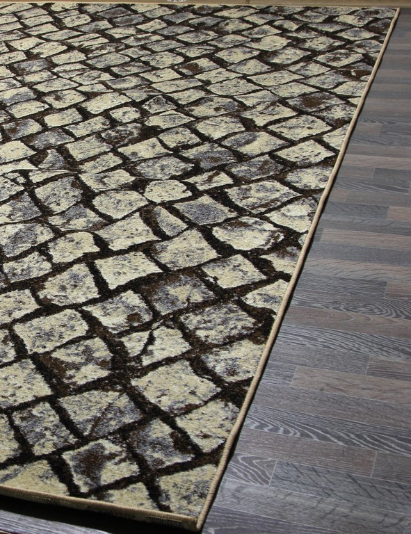 Ковер D455 - GRAY-BEIGE - Прямоугольник