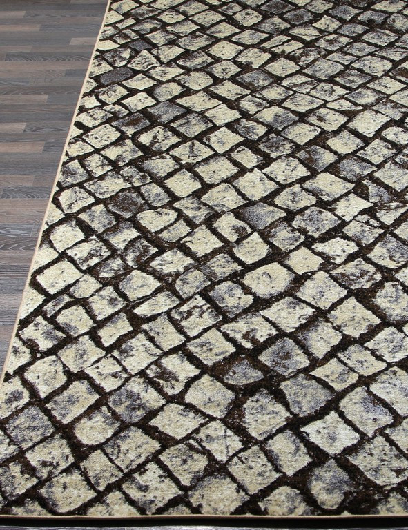 Ковер D455 - GRAY-BEIGE - Прямоугольник