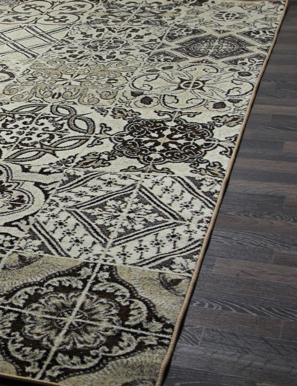 Ковер D456 - GRAY-BEIGE - Прямоугольник