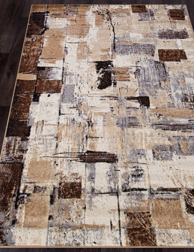 Ковер D457 - GRAY-BEIGE - Прямоугольник
