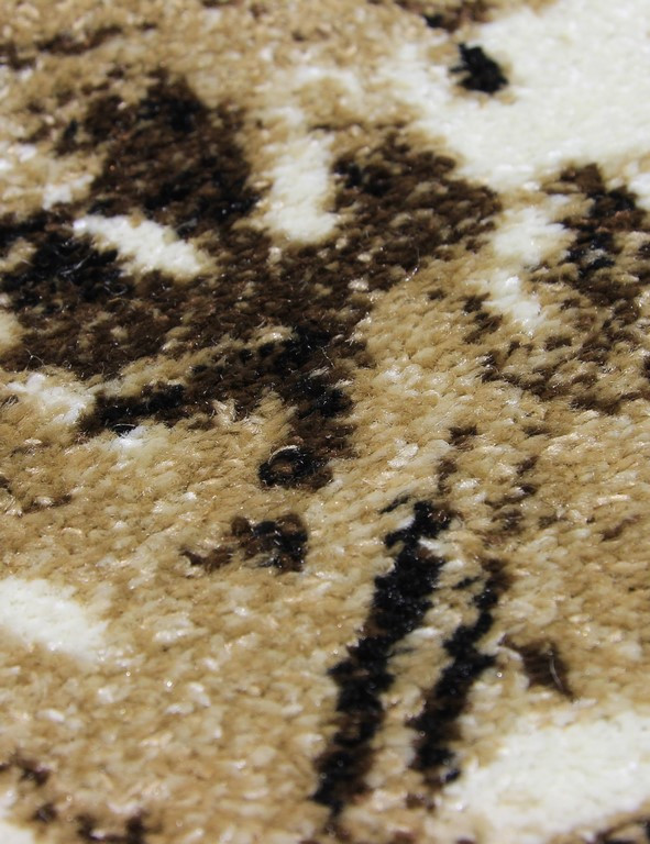 Ковер D458 - BEIGE-BLACK - Прямоугольник
