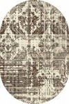 Ковер D458 - GRAY-BEIGE - Овал