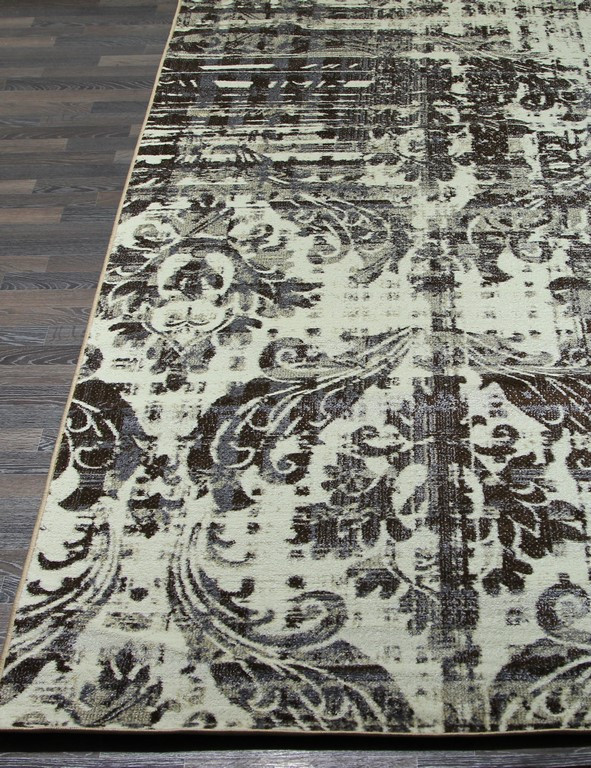 Ковер D458 - GRAY-BEIGE - Прямоугольник