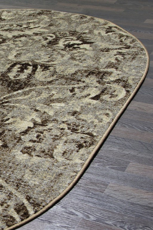 Ковер D460 - GRAY-BEIGE - Овал
