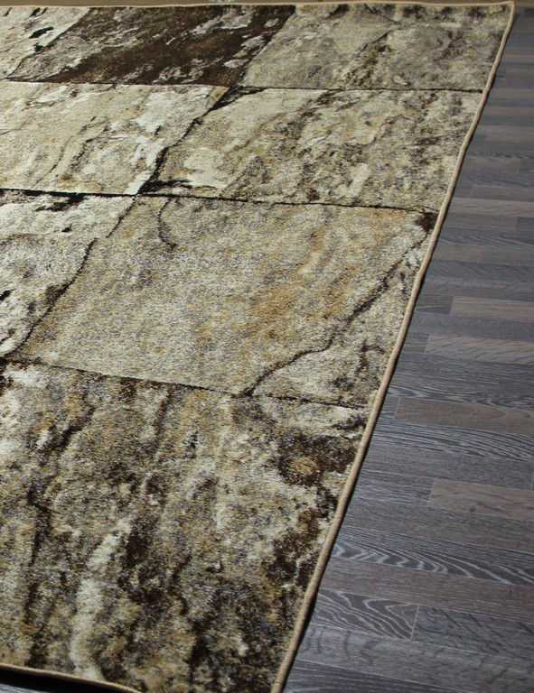 Ковер D462 - GRAY-BEIGE - Прямоугольник
