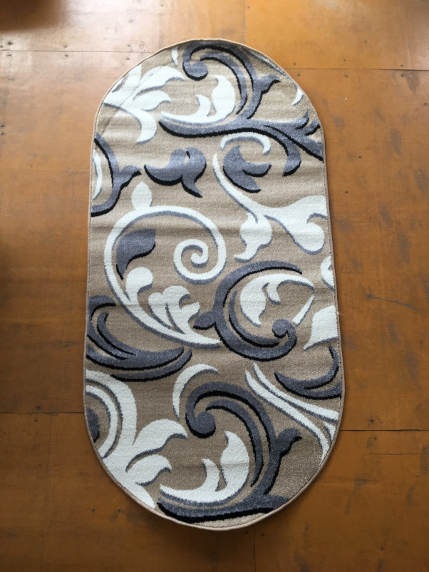 Ковер D538 - BEIGE-GRAY - Овал