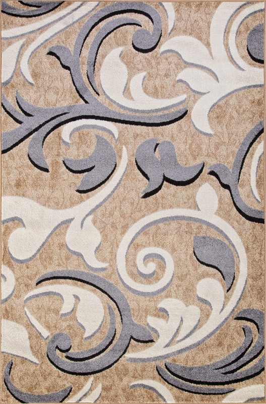 Ковер D538 - MUSTARD-GRAY - Прямоугольник