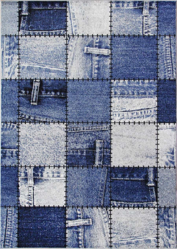 Ковер D552 - BLUE - Прямоугольник