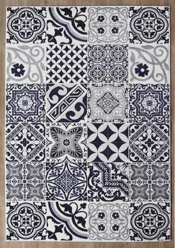 Ковер D553 - GRAY-BLUE 9 - Прямоугольник
