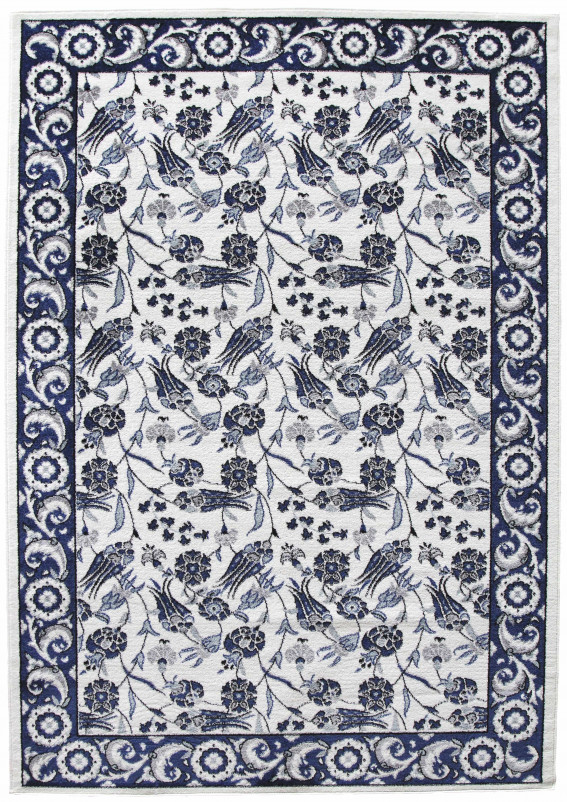 Ковер D555 - GRAY-BLUE 9 - Прямоугольник