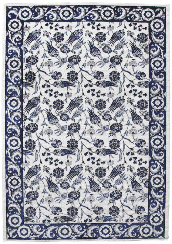 Ковер D555 - GRAY-BLUE - Прямоугольник