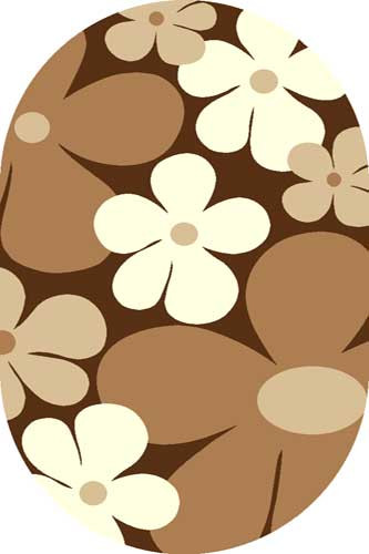 Ковер V148 - BROWN - Овал