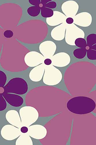 Ковер V148 - GRAY-LILAC - Прямоугольник