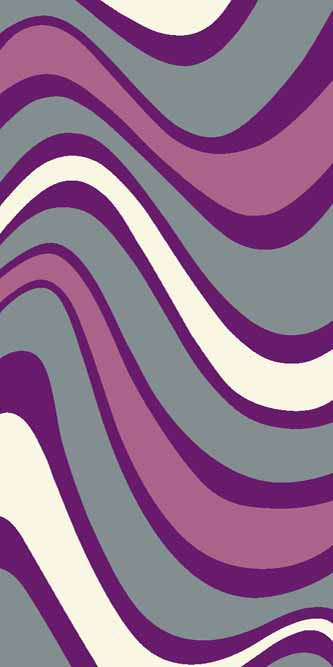 Ковер V802 - GRAY-LILAC - Дорожка