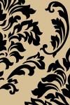 Ковер V812 - BEIGE-BLACK - Прямоугольник