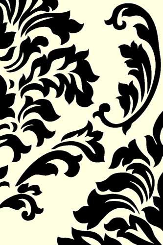 Ковер V812 - L.CREAM-BLACK - Прямоугольник