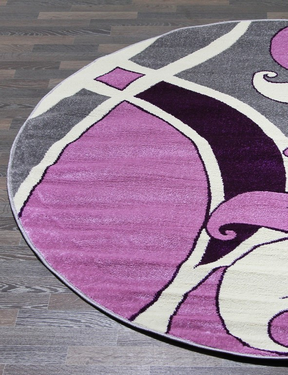 Ковер V816 - GRAY-LILAC - Круг