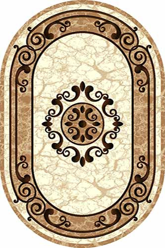 Ковер d045 - CREAM - Овал