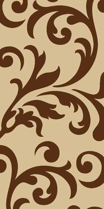 Ковер d129 - BEIGE-BROWN - Дорожка