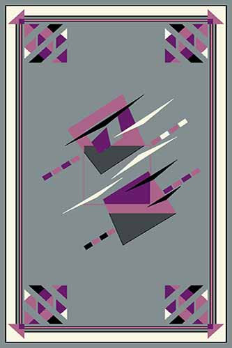 Ковер mrt8 - GRAY-LILAC - Прямоугольник