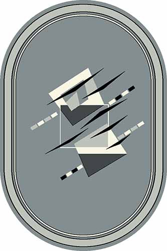 Ковер mrt8 - GRAY - Овал