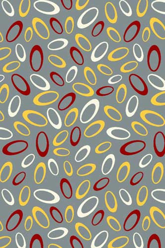 Ковер P838 - GRAY-MULTICOLOR - Прямоугольник