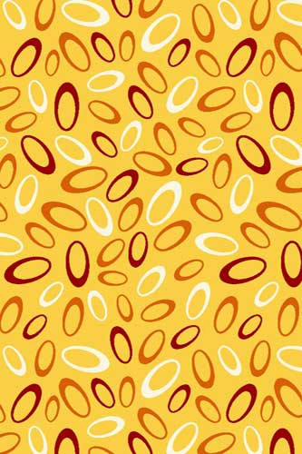 Ковер P838 - YELLOW-ORANGE - Прямоугольник