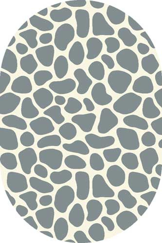 Ковер P856 - CREAM-GRAY - Овал