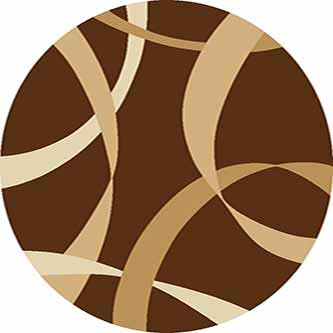 Ковер v801 - BROWN - Круг