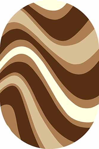 Ковер v802 - BROWN - Овал